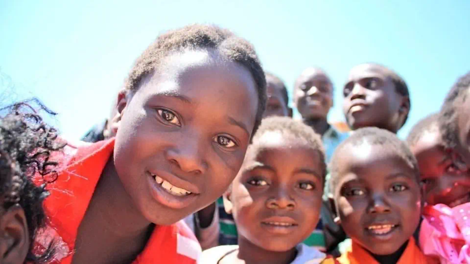 Zambia cultural tour - Kawaza Village children